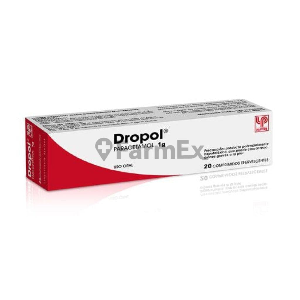 Dropol 1 g x 20 comprimidos efervescentes Farmex-Fonasa-Persistente
